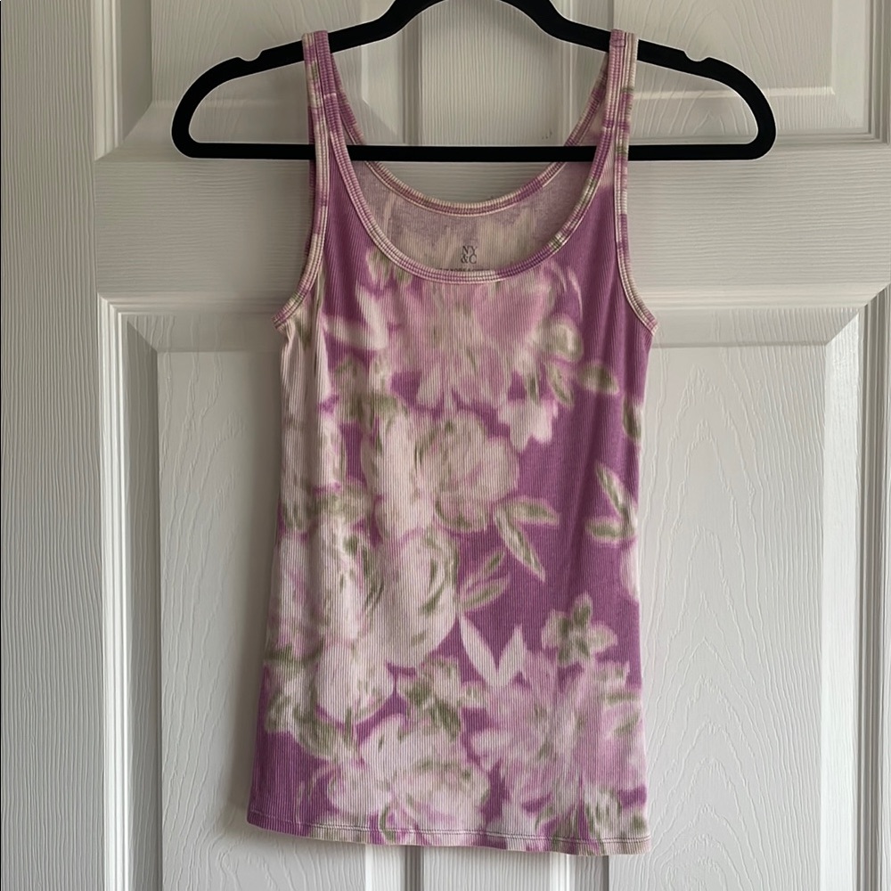 New York & Company Floral Tank Top